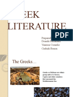 Ancient Greek Literature: From Homer to Sappho