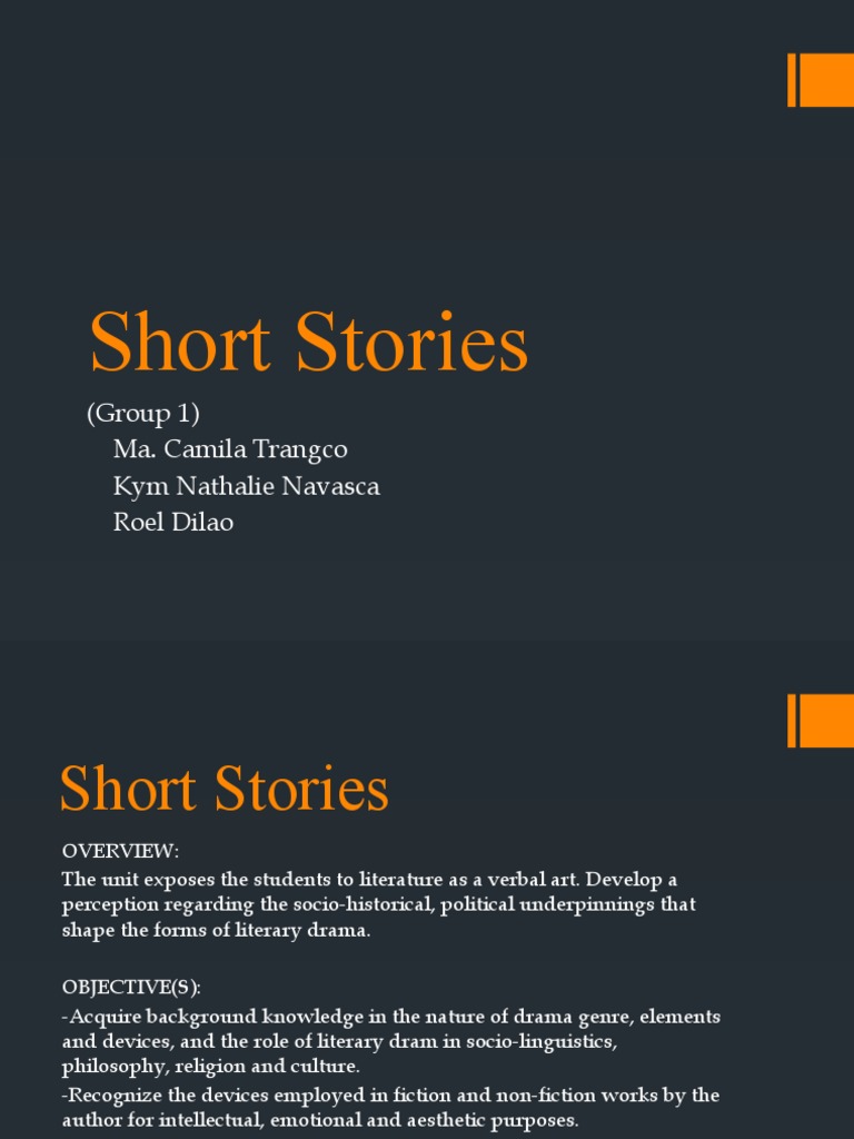 Understanding Short Stories A Comprehensive Guide to Elements