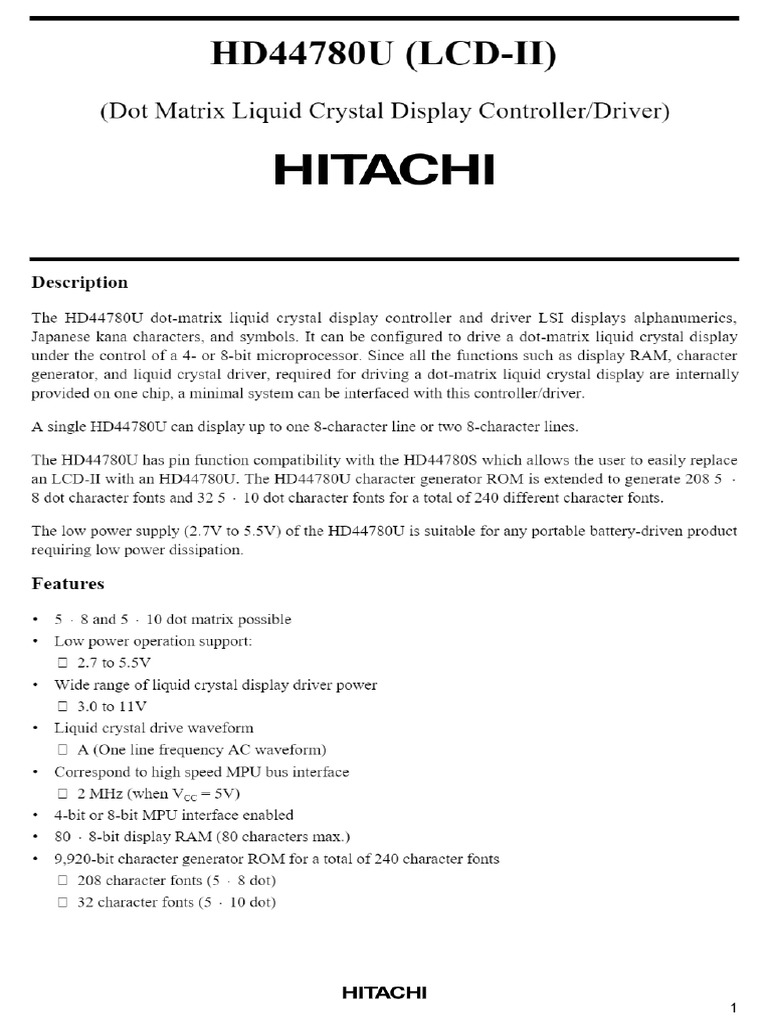 Controler LCD | PDF