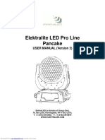 Elektralite LED Pro Line Pancake User Manual