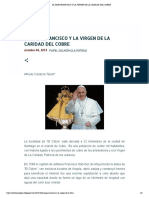 El Papa Francisco y La Virgen de La Caridad Del Cobre