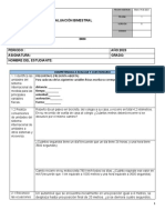 10° Fïsica Evaluación 2023