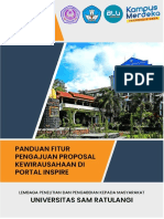 Panduan Fitur Pengajuan Proposal Kewirausahaan di Portal INSPIRE UNSRAT