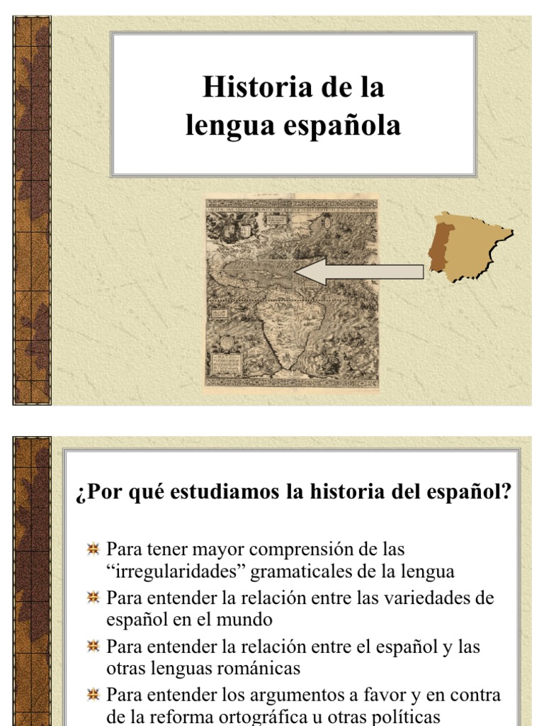 Historia de la Lengua Española Idioma español Latín