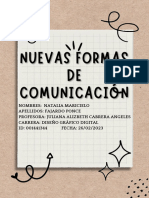 Brown and White Doodle Marketing Proposal Report Cover A4 Document