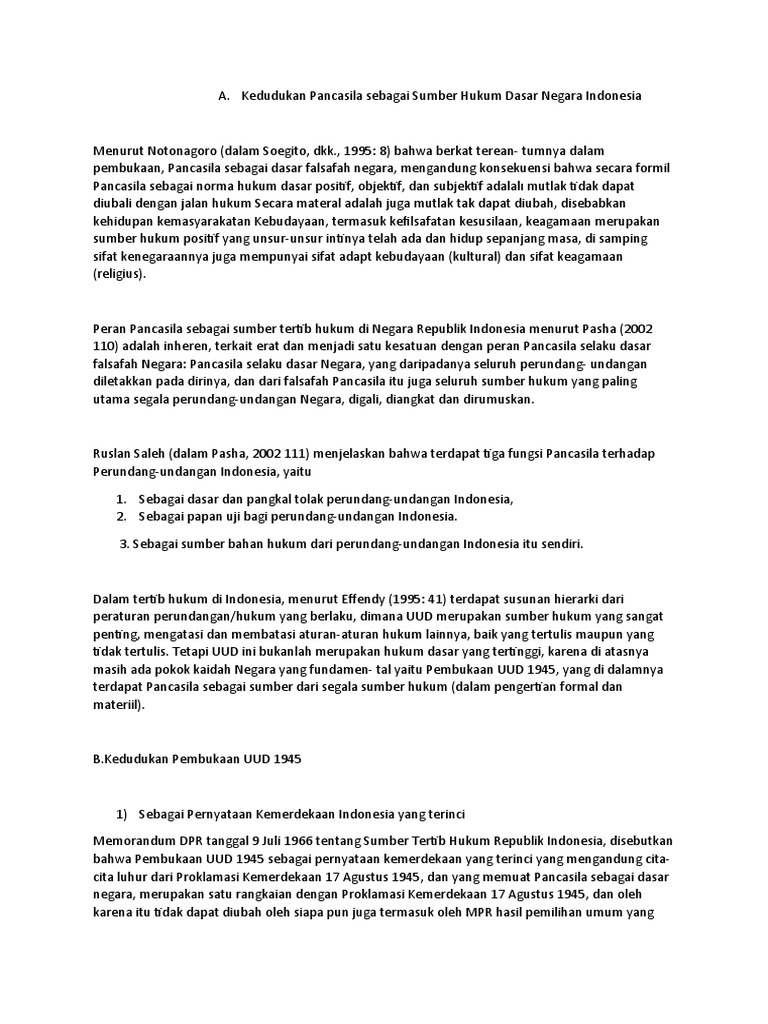 Pancasila sebagai sistem ketatanegaraan Indonesia PDF