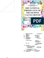 2022 National Observance of The Filipino Values Month