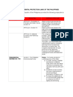 The Environmental Protection Laws of The Philippines