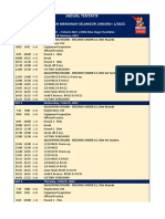 Jadual Selangor JR Siri 1 2023