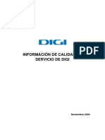 Calidad de servicio DIGI