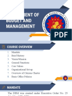 DBM Orientation