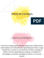 Tipos de Energía