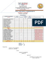 Reading Assessment 6 - Mabait