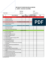 Daftar Checklist Rekam Medis