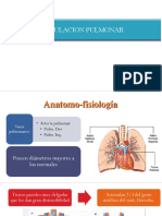Circulación Pulmonar: Anatomía y Fisiología