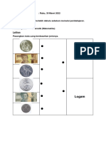 Matematika Tematik Mata Uang Latihan Pasangkan Jenis Nilai
