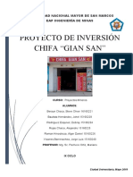 Proyecto de Inversión