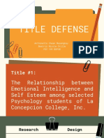 Research - Title Defense