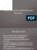Aproximación Polinomial de Newton