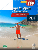 Playa Mina Huacachina 2D1N desde S/299