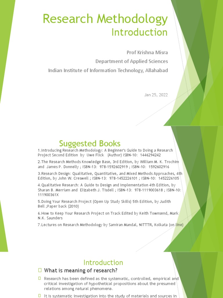 Research Methodology Overview and Insights | PDF | Theory | Science