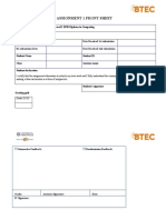 Assignment Frontsheet