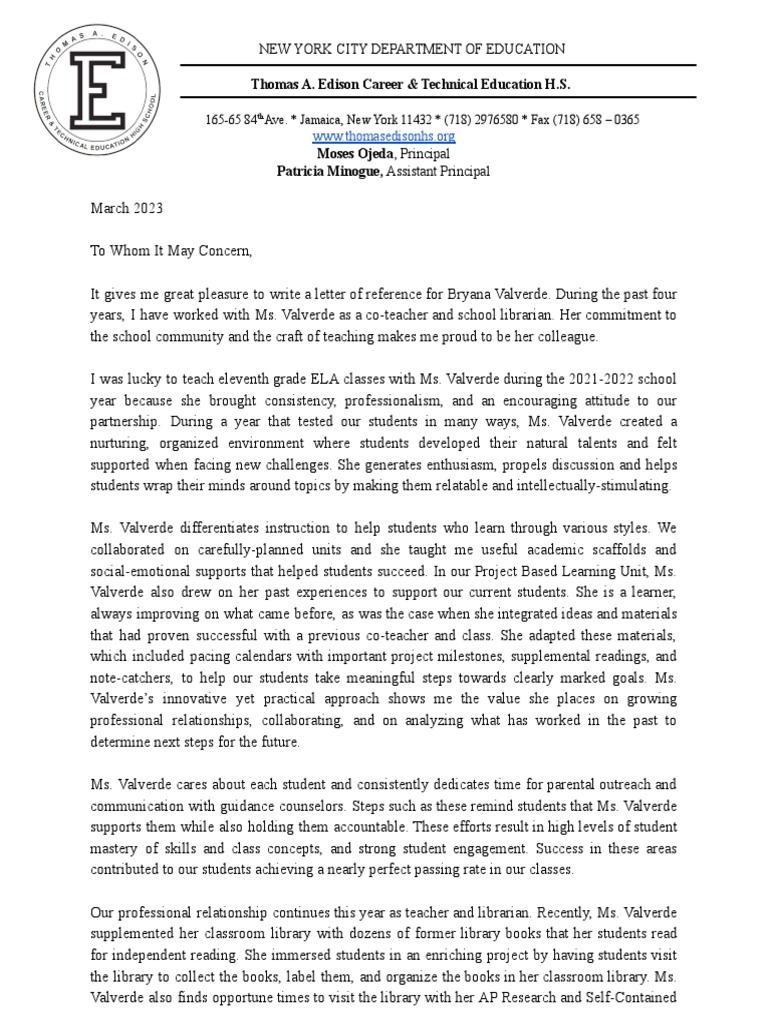 Letterhead Template | PDF | Libraries | Learning