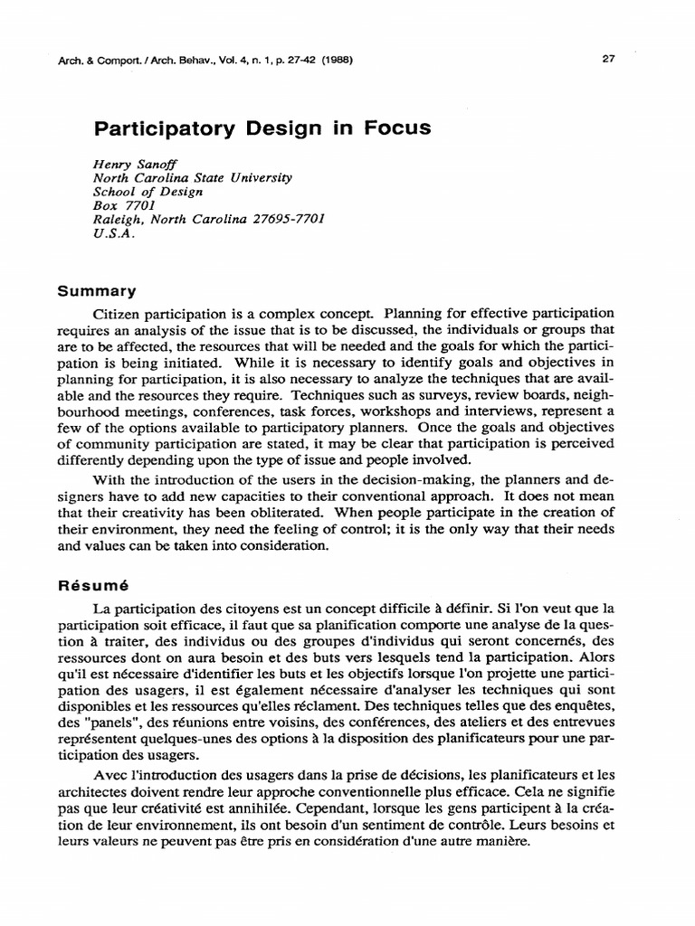 SANOFF | PDF