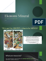 Ekonomi Mineral - Minggu 1