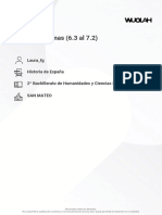 Resumen Temas (6.3 Al 7.2) : Laura - FG Historia de España 2º Bachillerato de Humanidades y Ciencias Sociales San Mateo