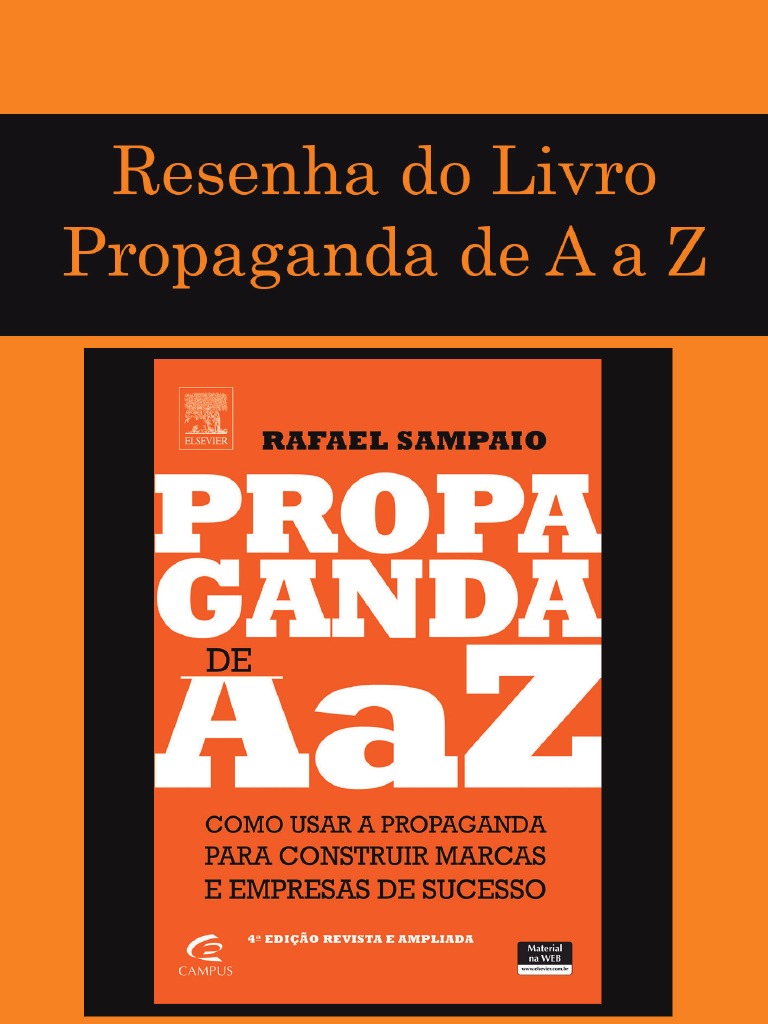 Resenha Final Livro Propaganda De A A Z Pdf