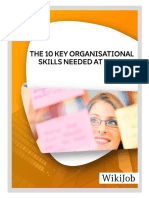 The 10 Key Organisational Skilled Needed at Work