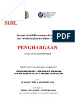 Sijil Penghargaan Kepada Impak PBBB