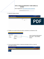 Guía para Descargar La Carta de Asignación y Como Subirla Al Sistema