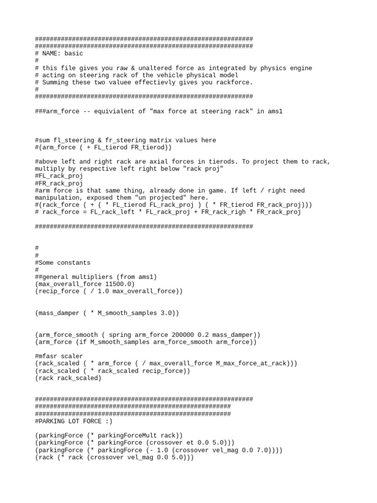 Ffb custom settings pdf