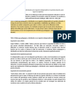 Liderazgo Pedagógico y Distribuido Como Requisito Indispensable en La Práctica Docente