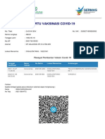 Kartu Vaksinasi - Vaksinasi COVID-19 - Q-001K190V - ABUD