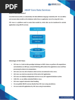 ABAP Core Data Services - Ramanjaneyulu S 5