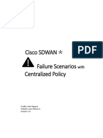 Cisco SDWAN Centralized Policy Failures