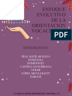 Enfoque Evolutivo de La Orientación Vocacional