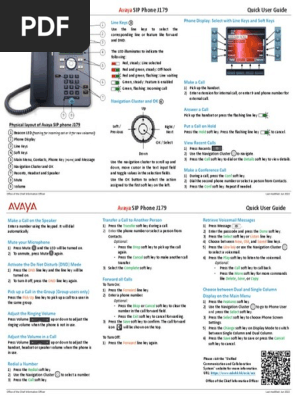 J179 Quick User Guide | PDF | Voicemail | Telephone