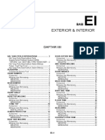 Exterior & Interior: Daftar Isi