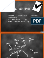 Adjective Clause Powerpoint