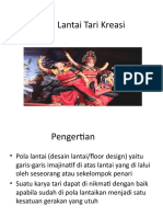 Pola Lantai Tari Kreasi