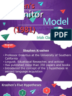 Krashen's Monitor Model