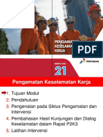 MODUL PENGAMATAN KESELAMATAN KERJA