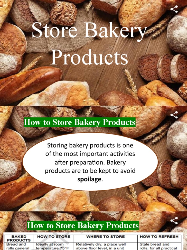 Alma TanStore Bakery ProductsWeek 8 (Autosaved) PDF Refrigerator