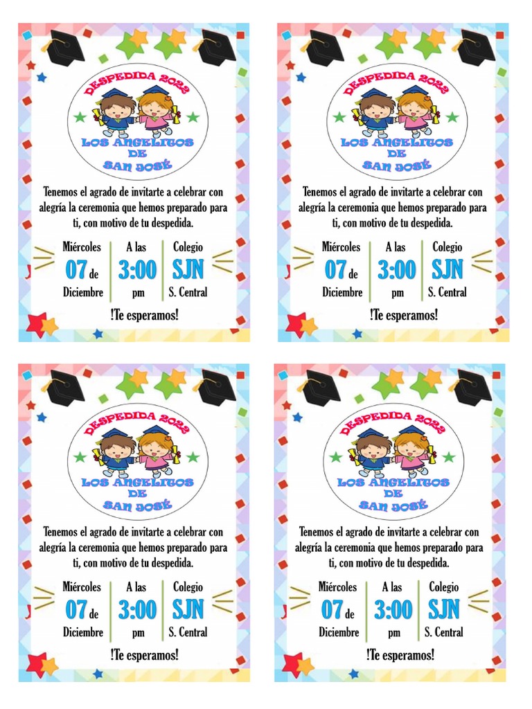 Invitación de Despedida 22 | PDF
