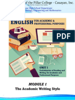 Module Content EAPP Lesson 1