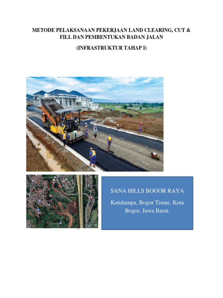 METODE PELAKSANAAN PEKERJAAN LAND CLEARING PDF